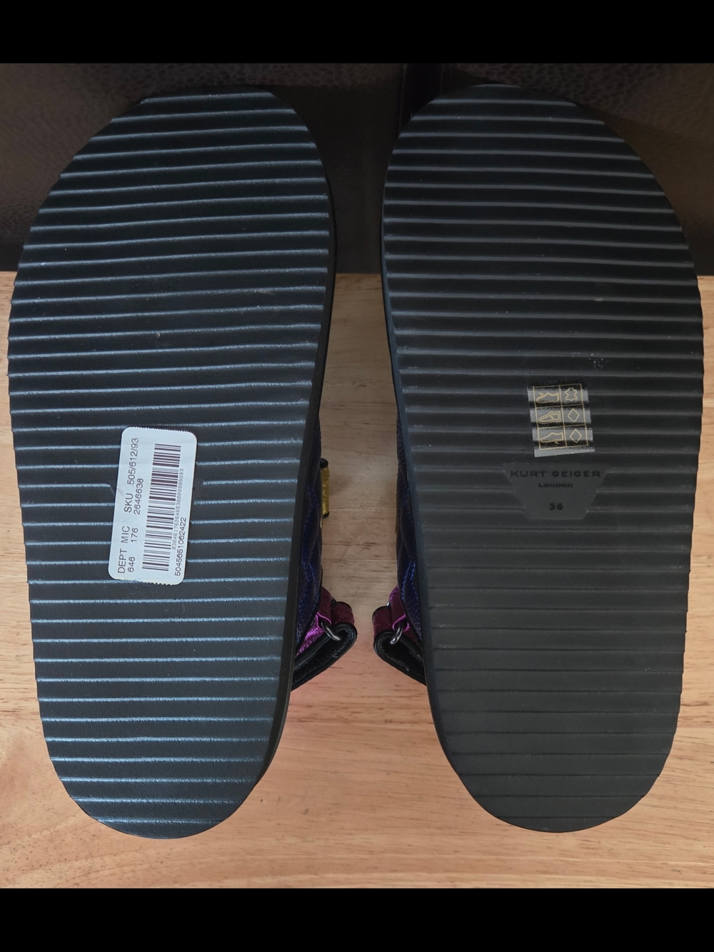 Kurt Geiger London Orson slingback sandals. Size 36 - US 6 - Picture 6 of 8